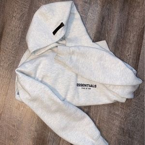Essentials grey hoodie